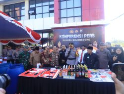 Polres Bojonegoro Berhasil Ungkap 131 Kasus dalam Oprasi Pekat Semeru 2025