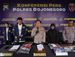 Polres Bojonegoro Ungkap Dua Kasus Curanmor, Dua Pelaku Diamankan