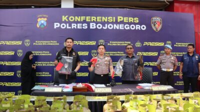 Polres Bojonegoro Ungkap Kasus Pengoplosan LPG Subsidi 3 Kg ke Tabung 50 Kg
